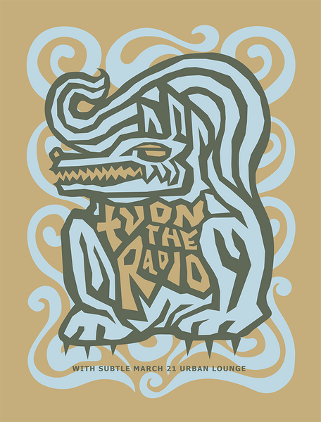 TV ON THE RADIO - Salt Lake City 2007 Poster