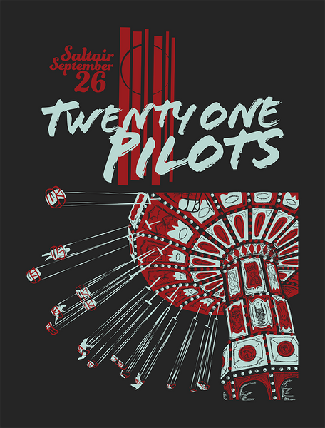 TWENTY ONE PILOTS - 2015 Poster | Furturtle Show Prints TWENTY ONE PILOTS - 2015 Poster | Furturtle Show Prints